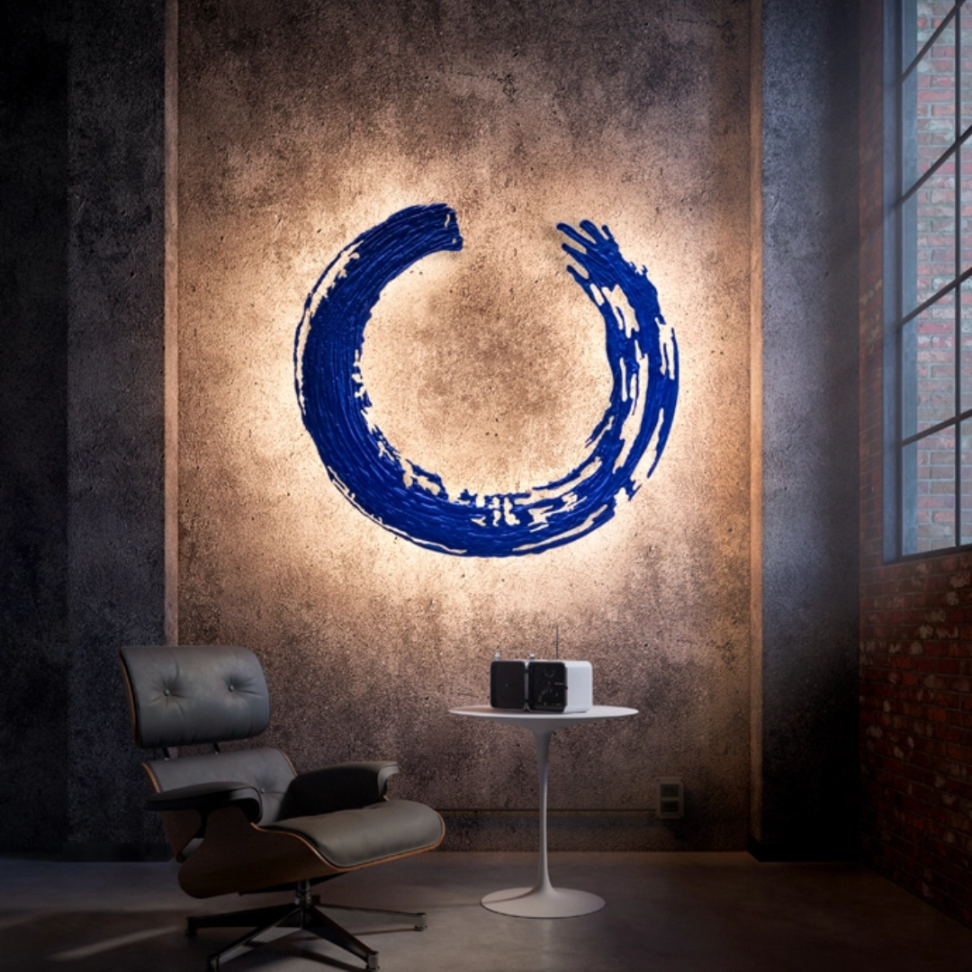 Catellani and Smith - Ensō Blauw Wandlamp