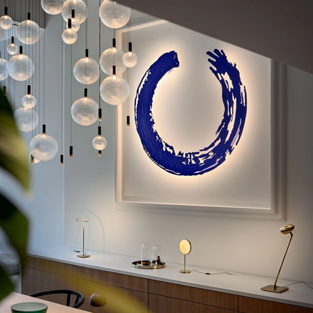 Catellani and Smith - Ensō Blauw Wandlamp