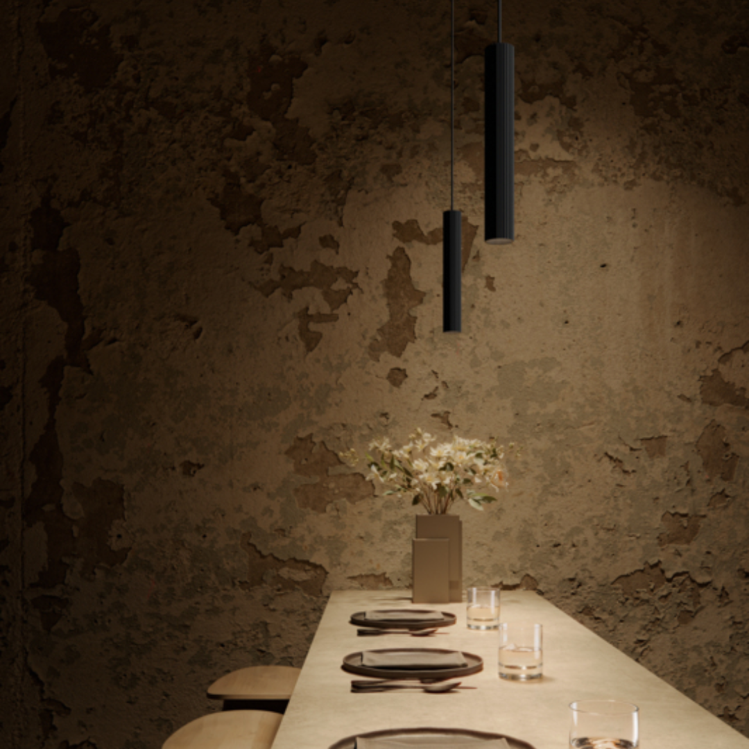 Modular - Extruded Stripped Suspended 46 600 1x Hanglamp
