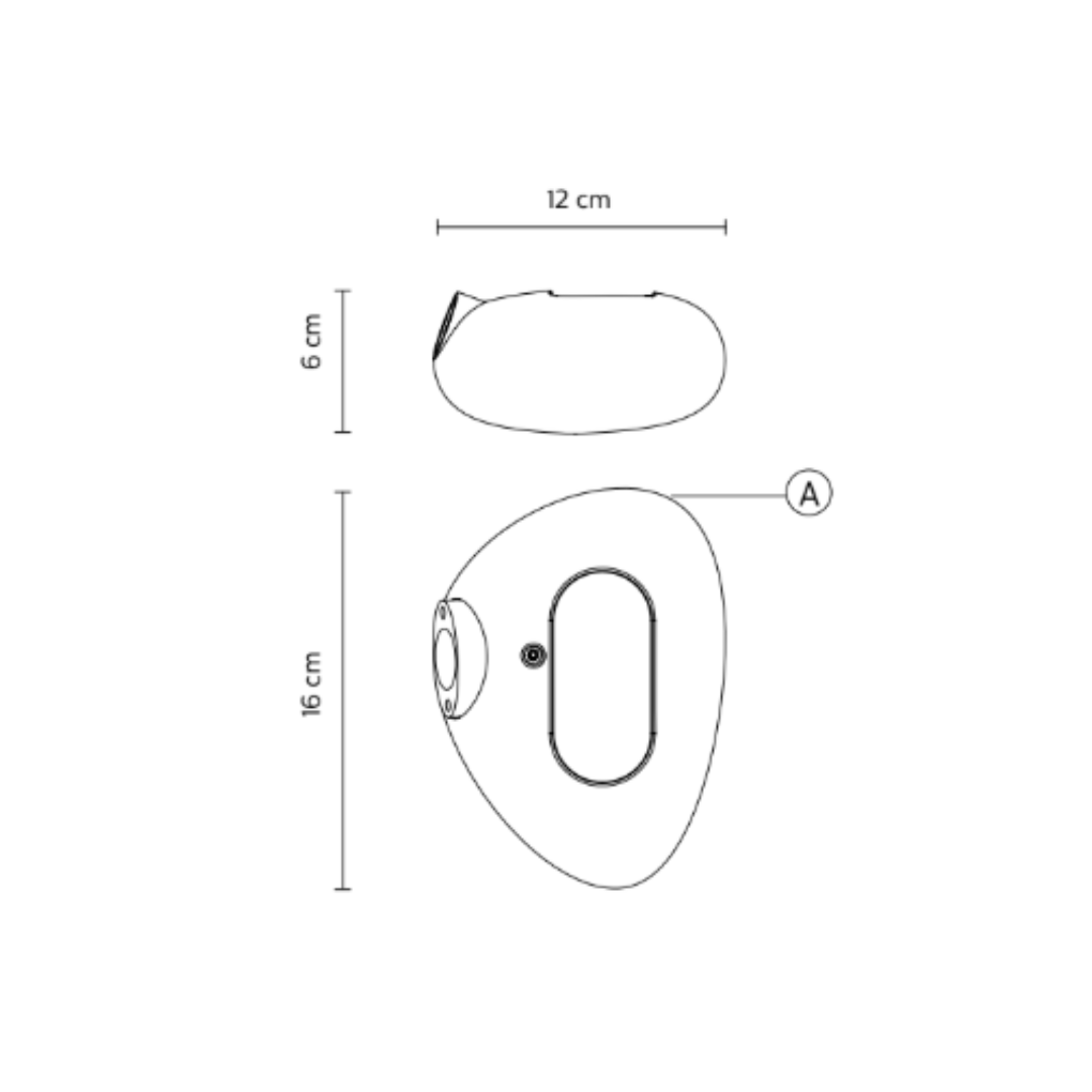 Karman - Fló Wit Wandlamp