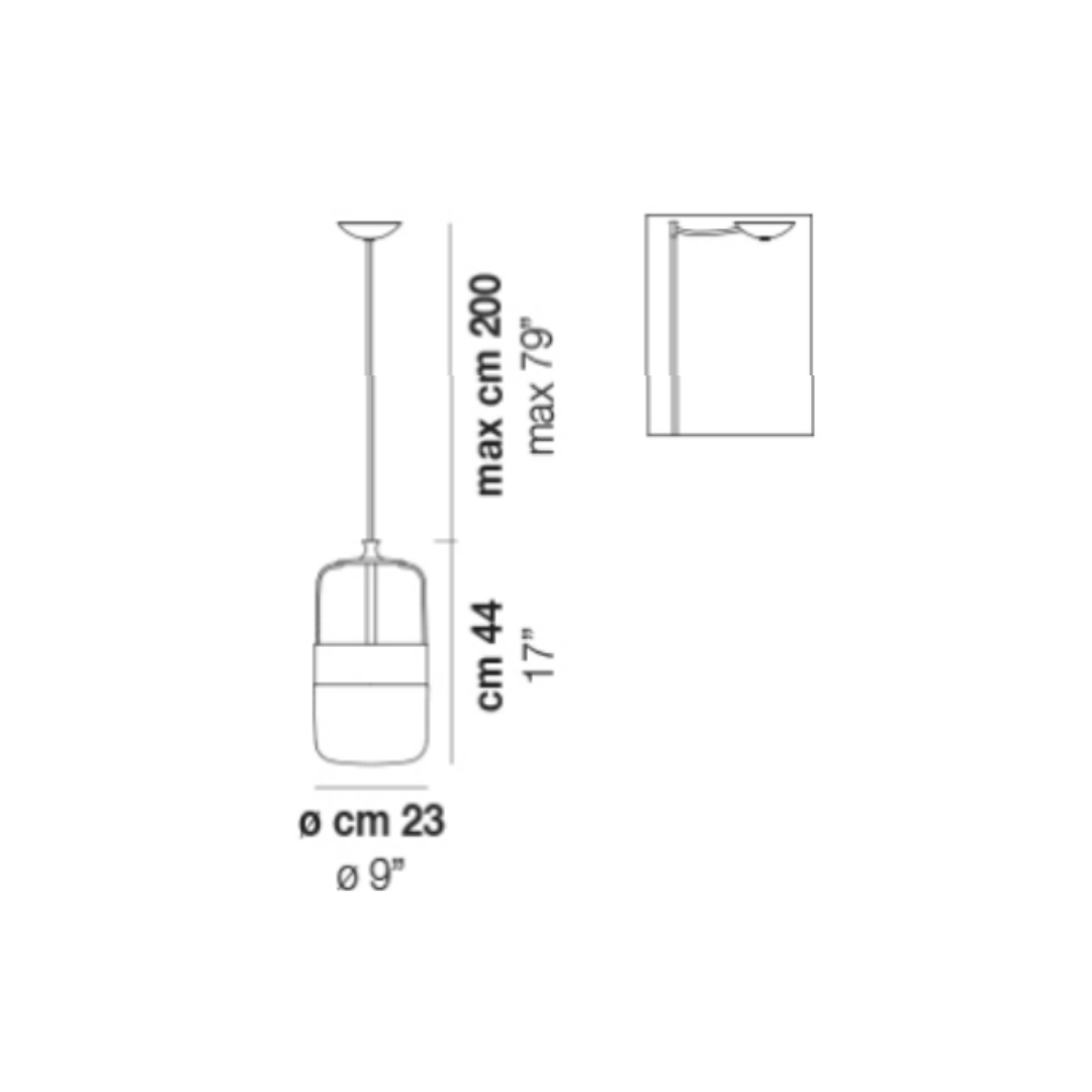 Vistosi - Futura SP M Hanglamp