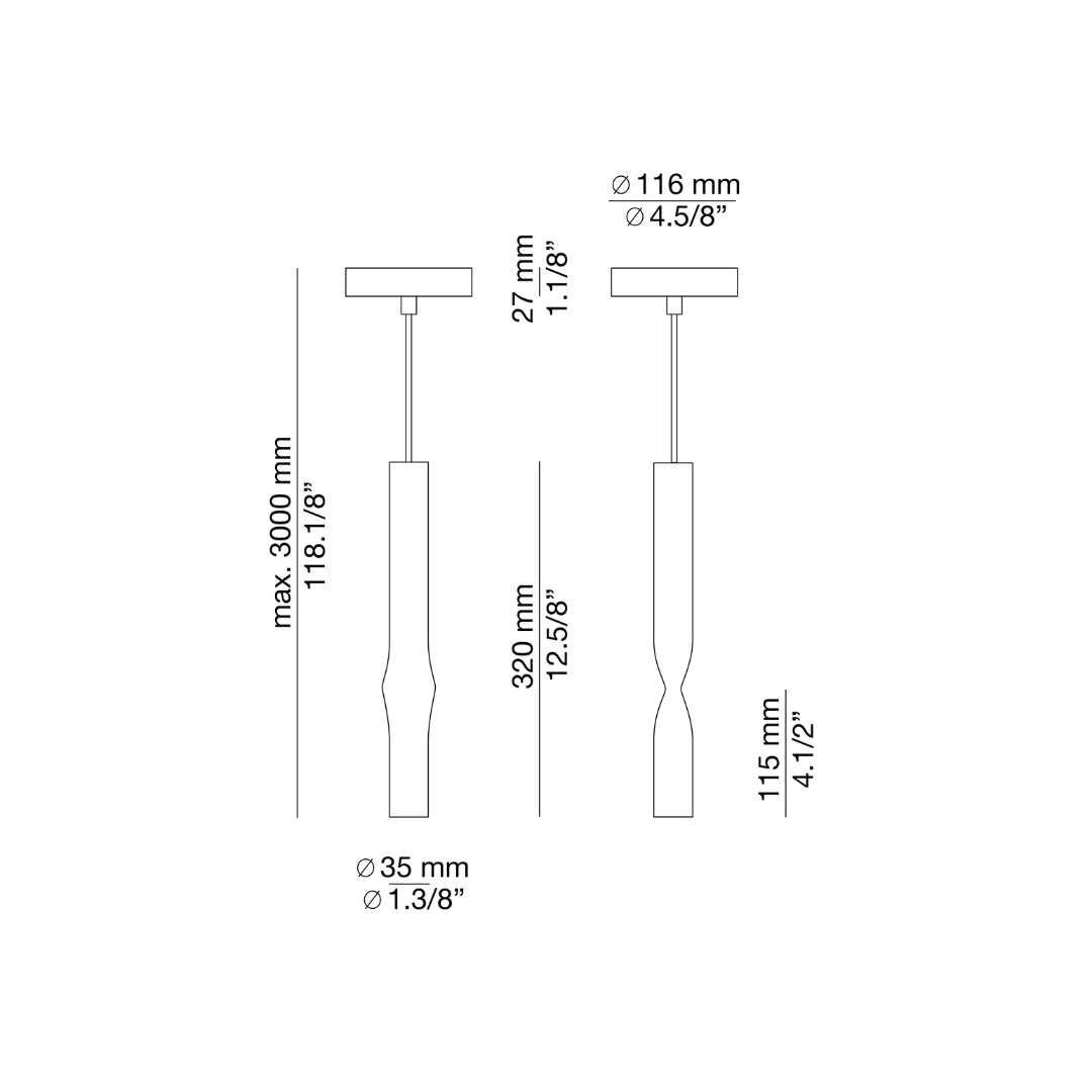 Estiluz - Flow 3734R hanglamp