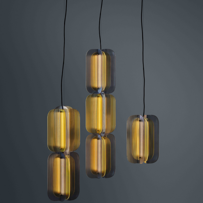 Quasar - Fold Brons Hanglamp