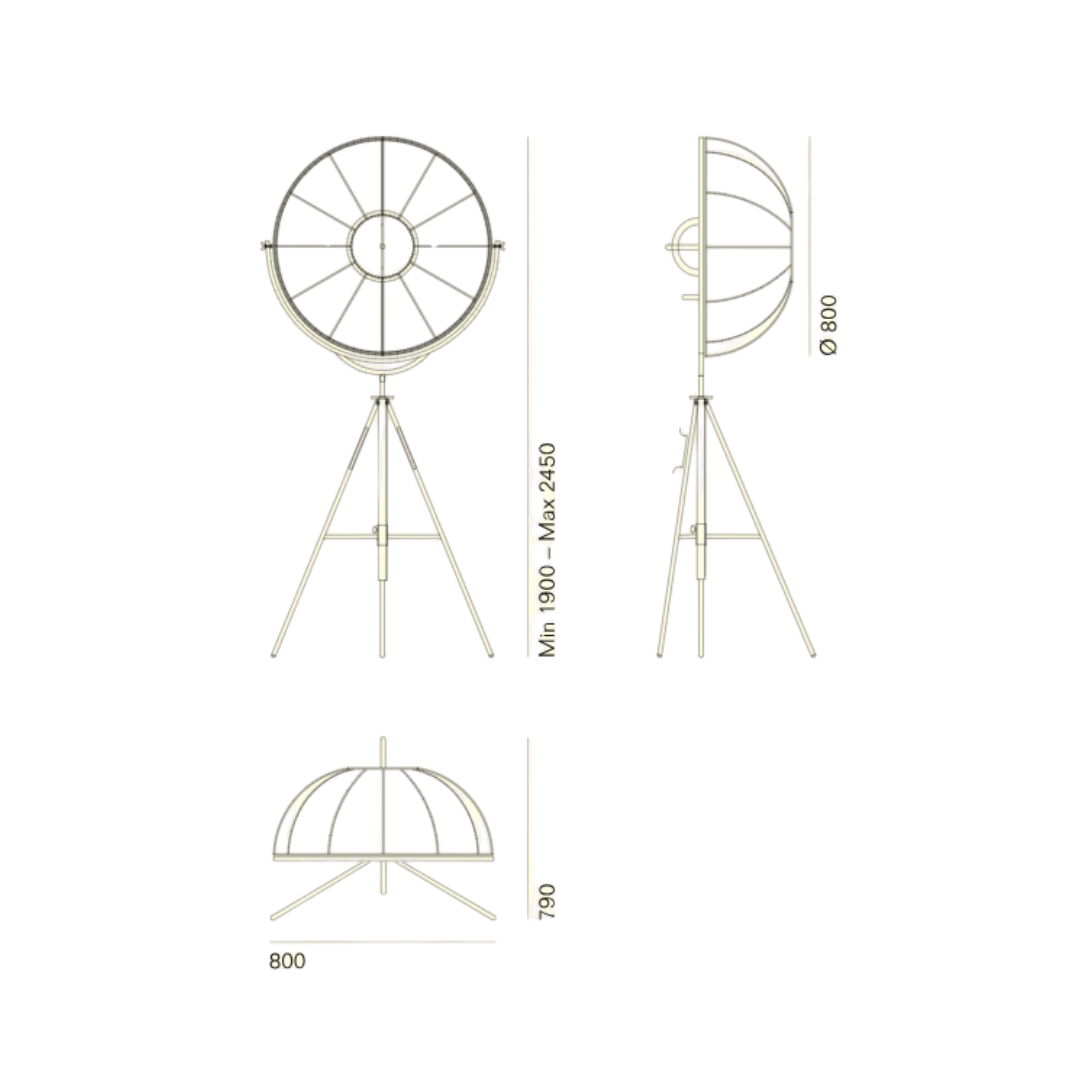 Palluco - Fortuny Vloerlamp