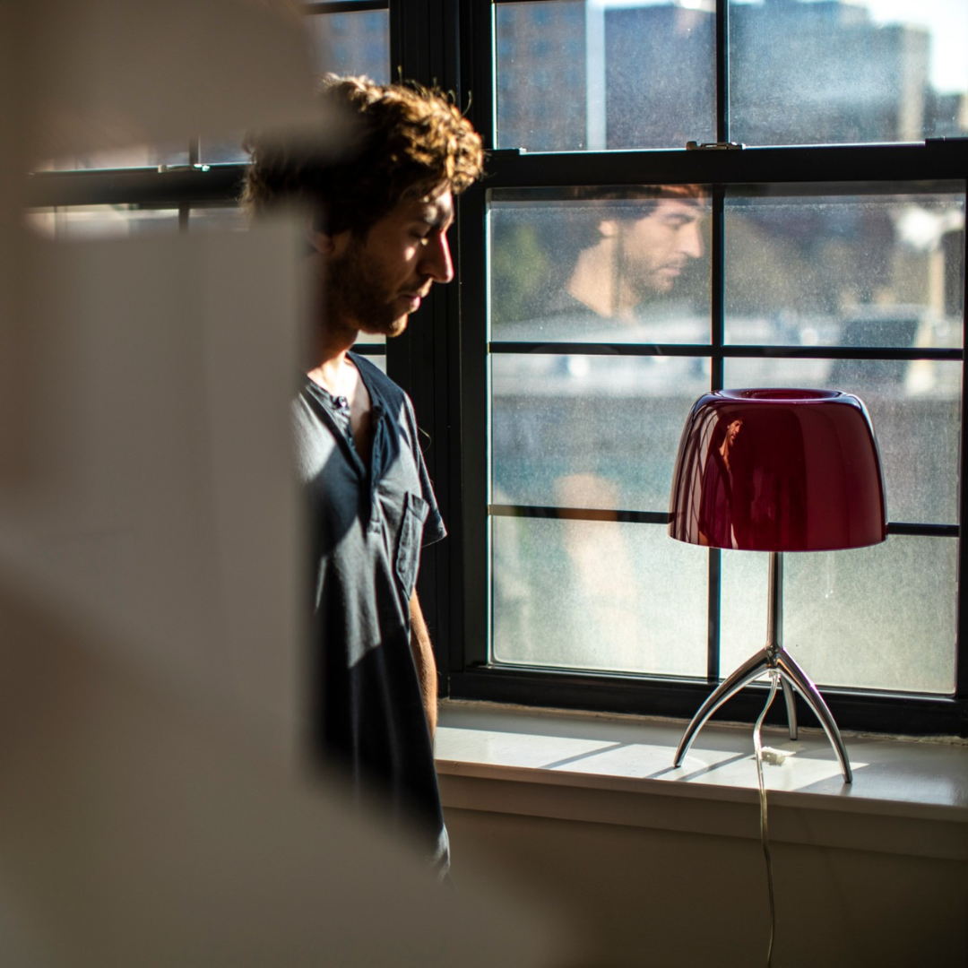 Foscarini - Lumiere Grande tafellamp met schakelaar Champagne