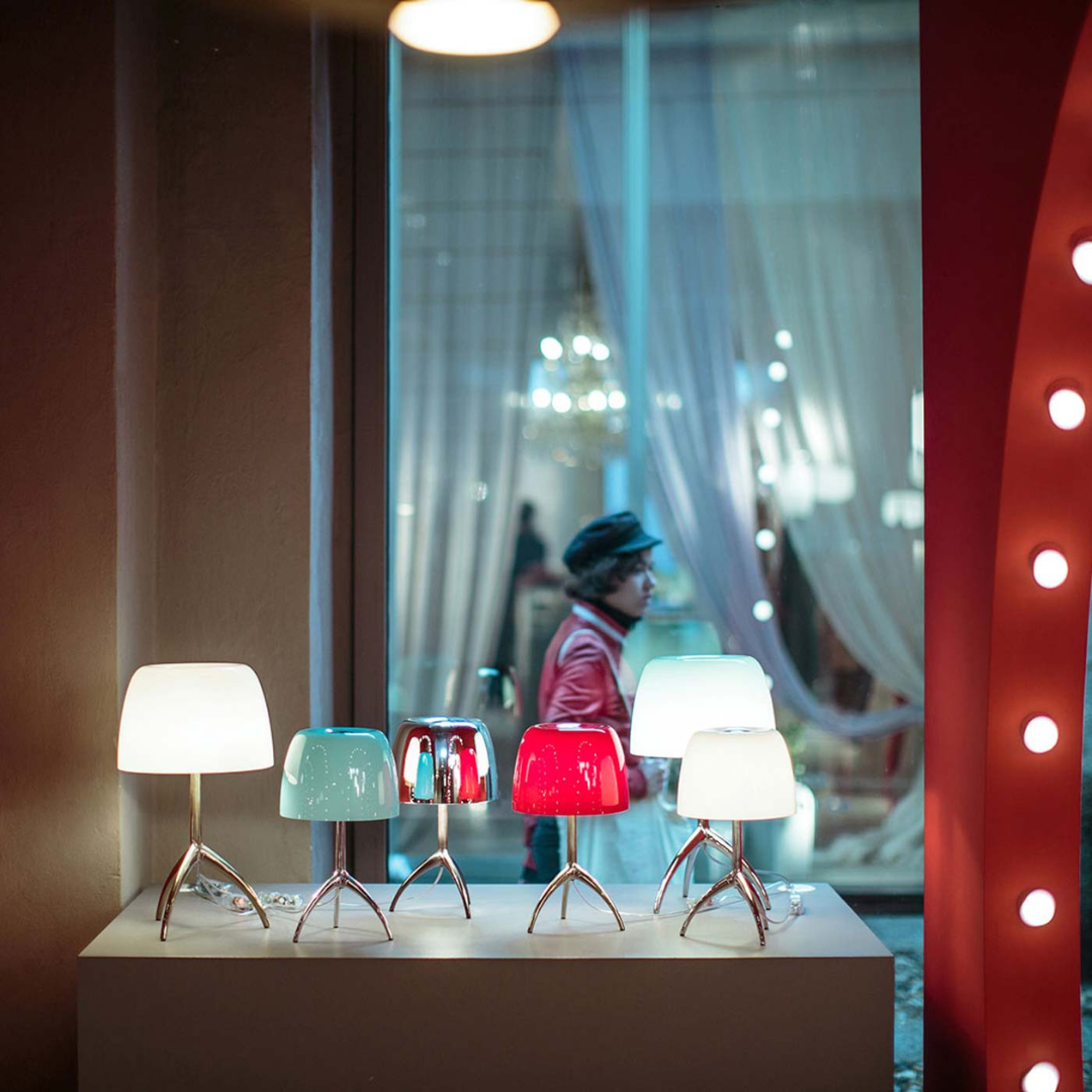 Foscarini - Lumiere Grande tafellamp met schakelaar Champagne