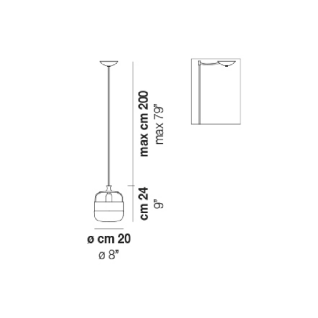 Vistosi - Futura SP P Hanglamp