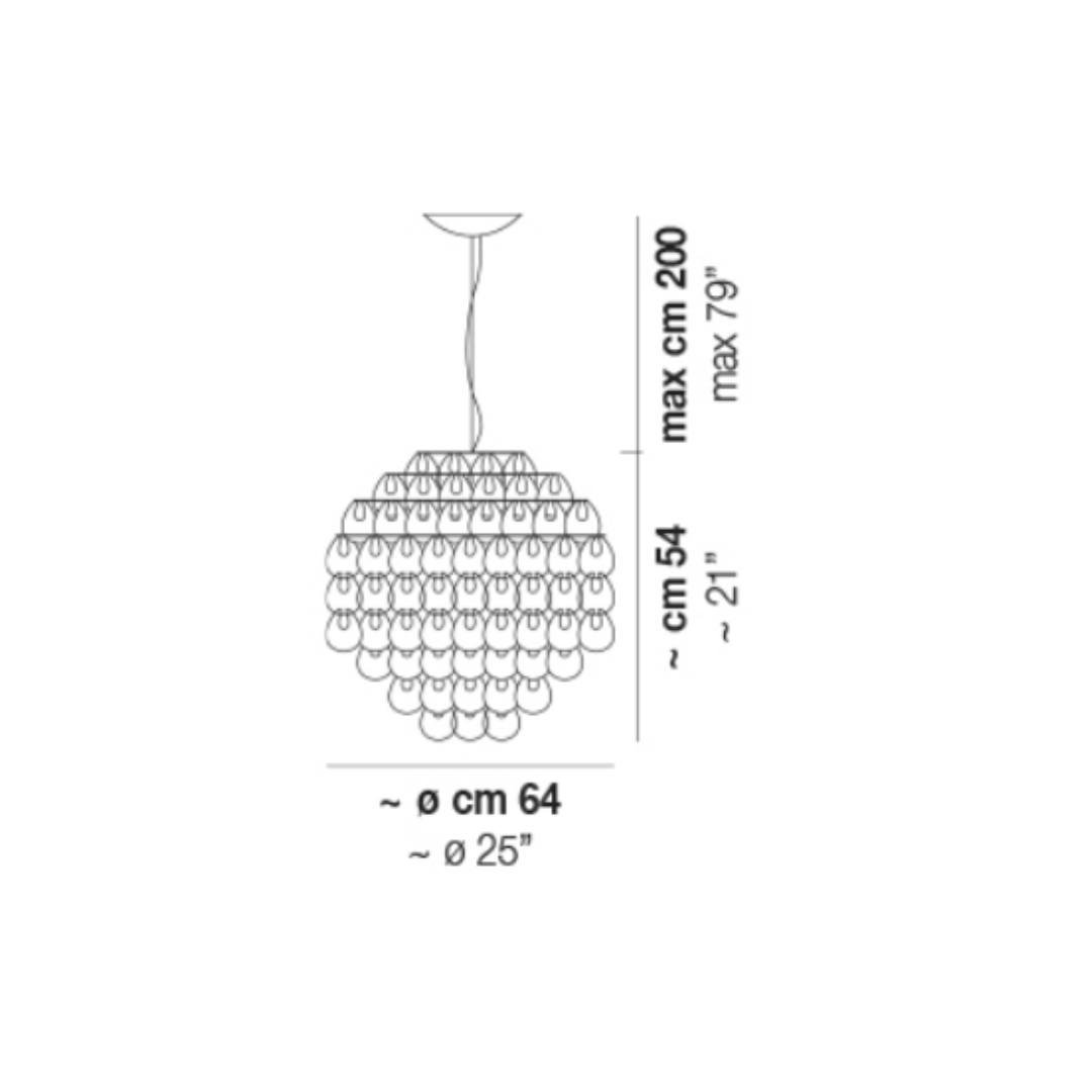 Vistosi - Giogali SP 65 Hanglamp