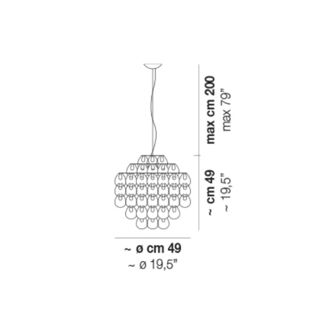 Vistosi - Giogali SP 50 Hanglamp
