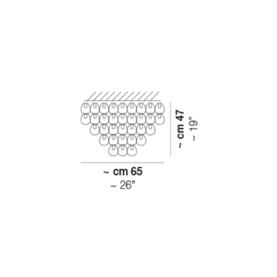 Vistosi - Giogali SP 65Q Plafondlamp