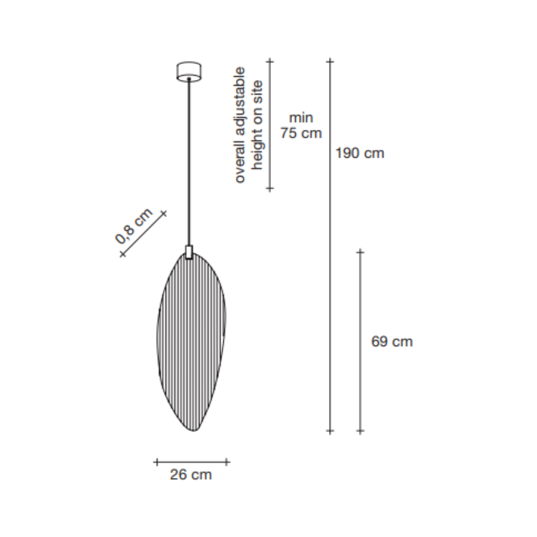 Terzani - Harpe Groot Hanglamp