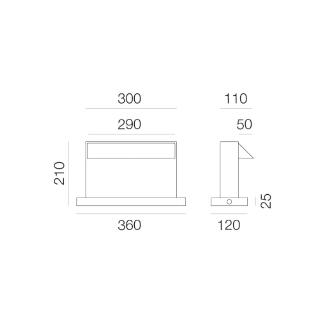 Artemide - Hera Zwart/Groen Tafellamp
