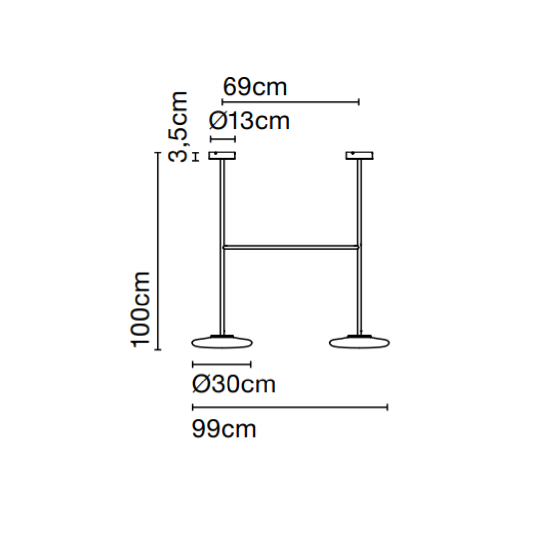 Marset - Ihana x2 100 Hanglamp