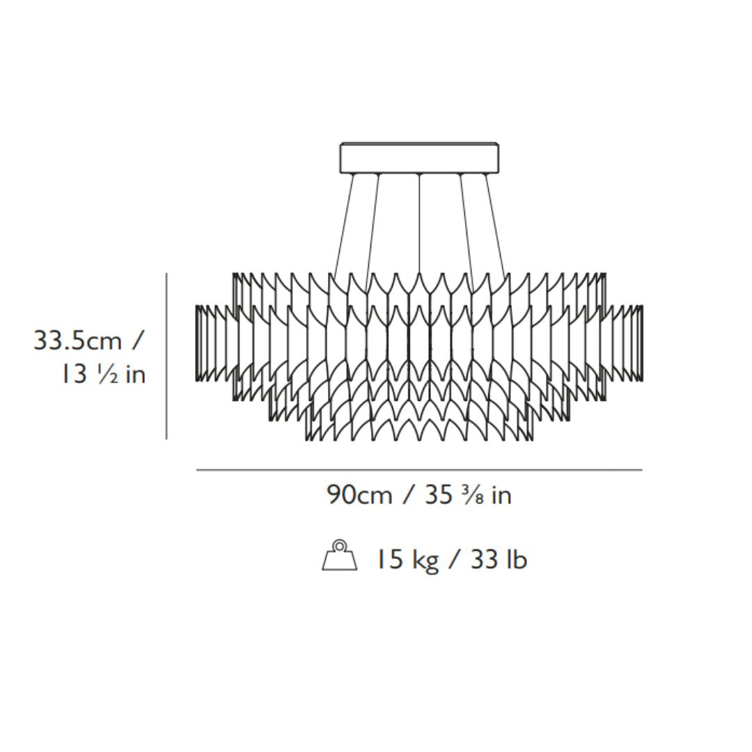 Lee Broom - King Goud Hanglamp