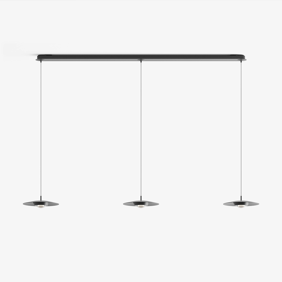 Luceplan - Koine Cluster A - 3 Optics Hanglamp