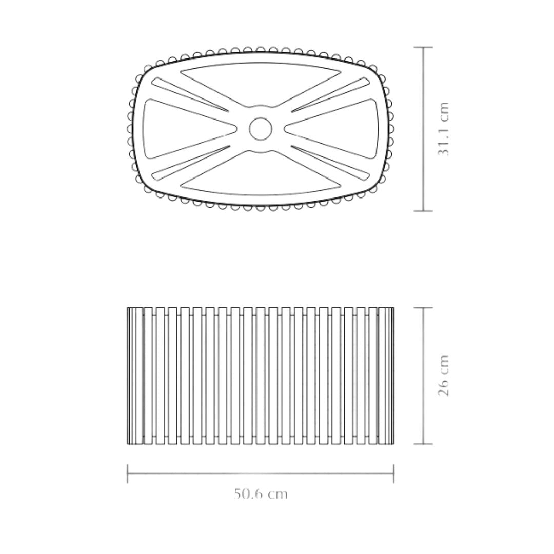 Umage - Komorebi Rectangular Groot Hanglamp