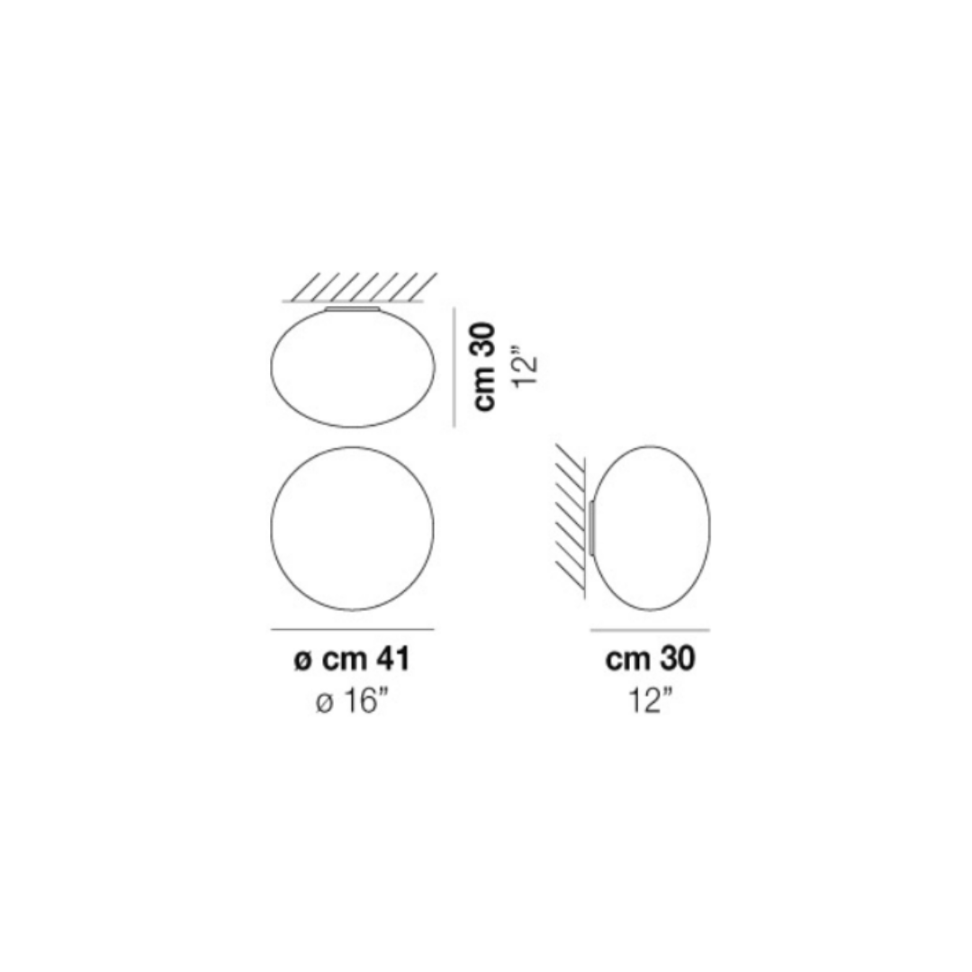 Vistosi - Lucciola Plafondlamp/Wandlamp