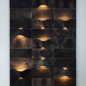 Quasar - Lum Leather Wandlamp