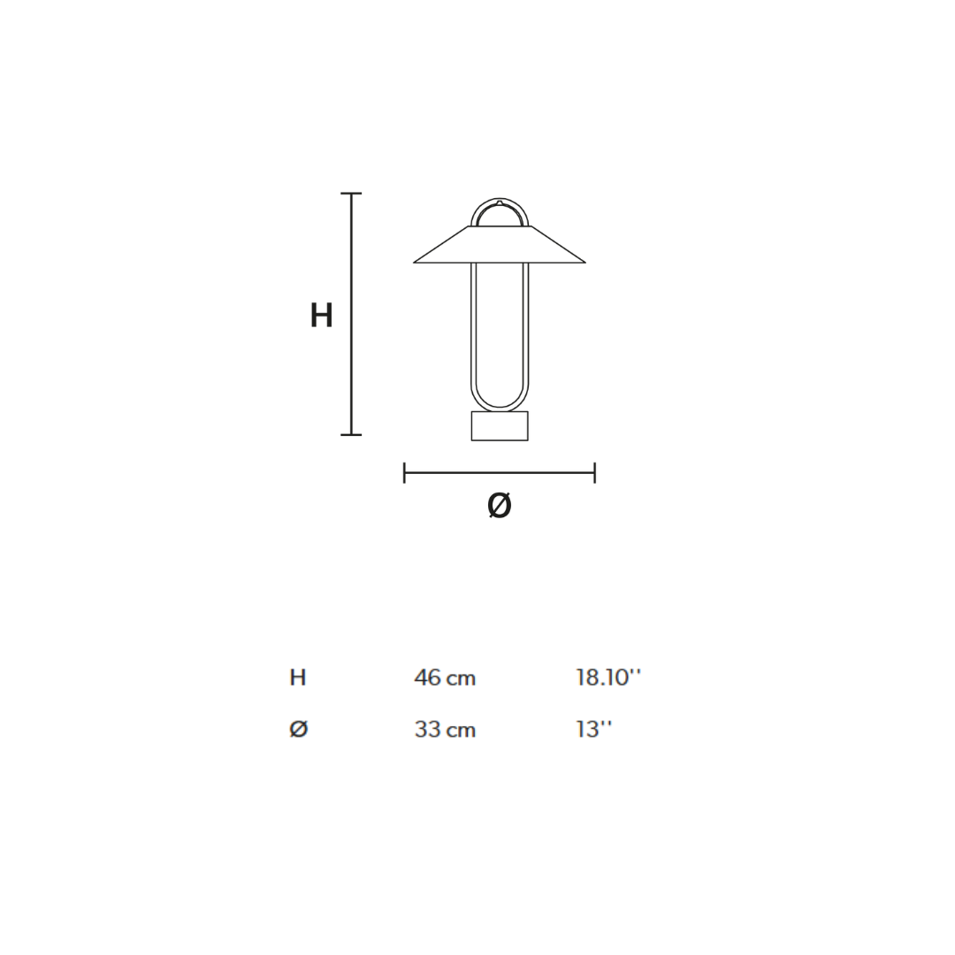 Masiero - Luppiter TL 1 33 Tafellamp