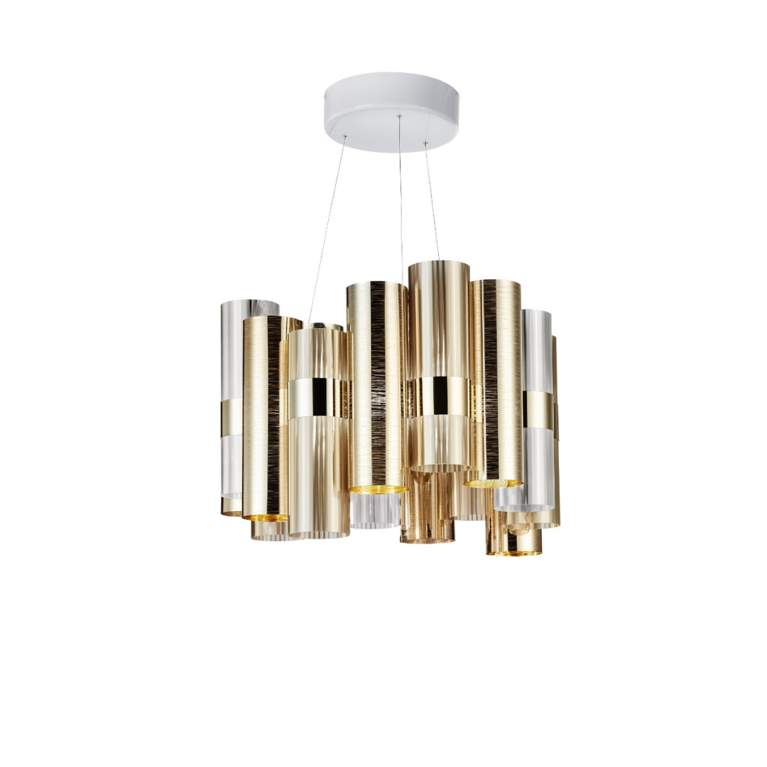 Slamp - La Lollo LED Hanglamp goud