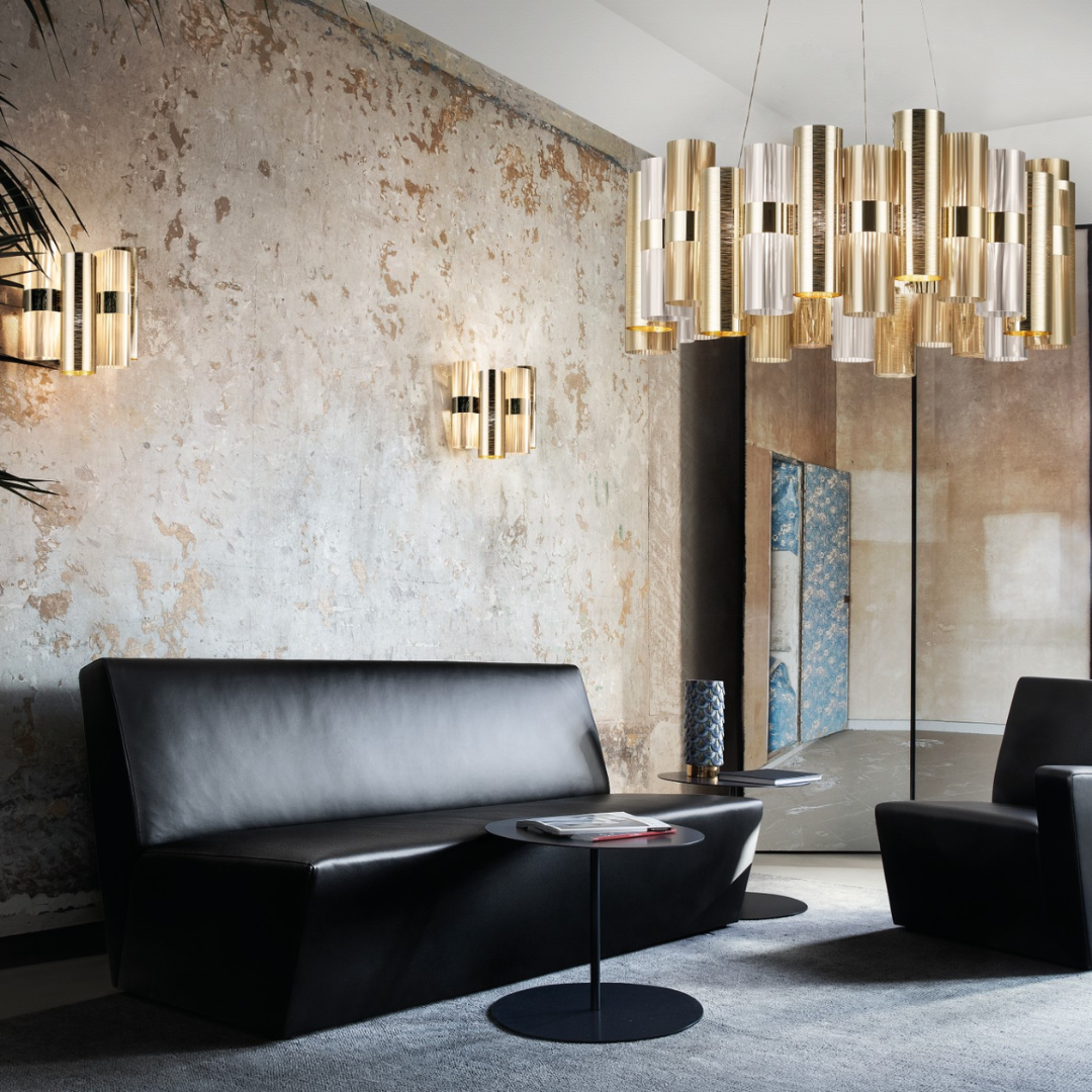 Slamp - La Lollo LED Hanglamp goud