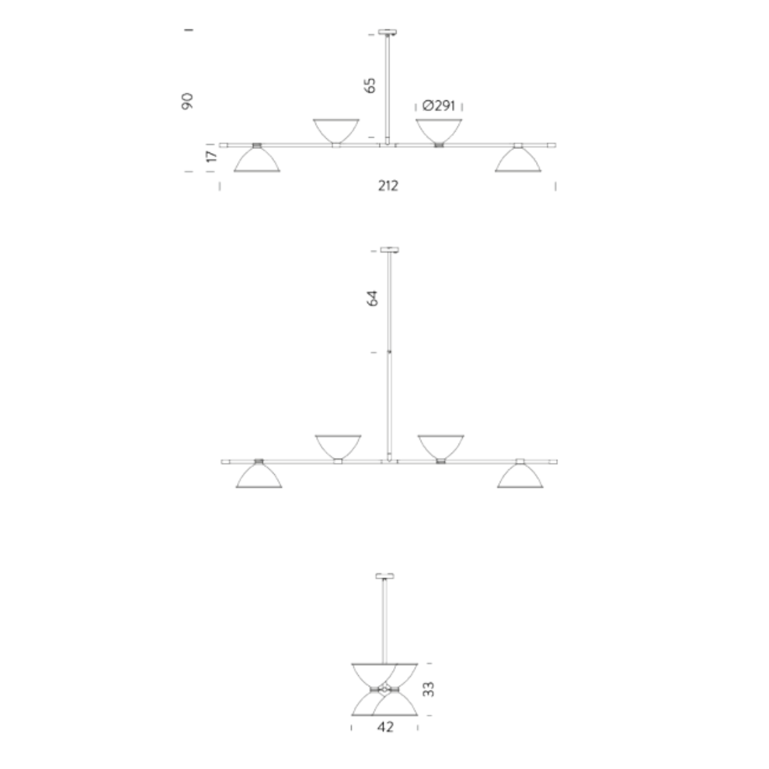 Nemo - LBB01 Hanglamp Zwart