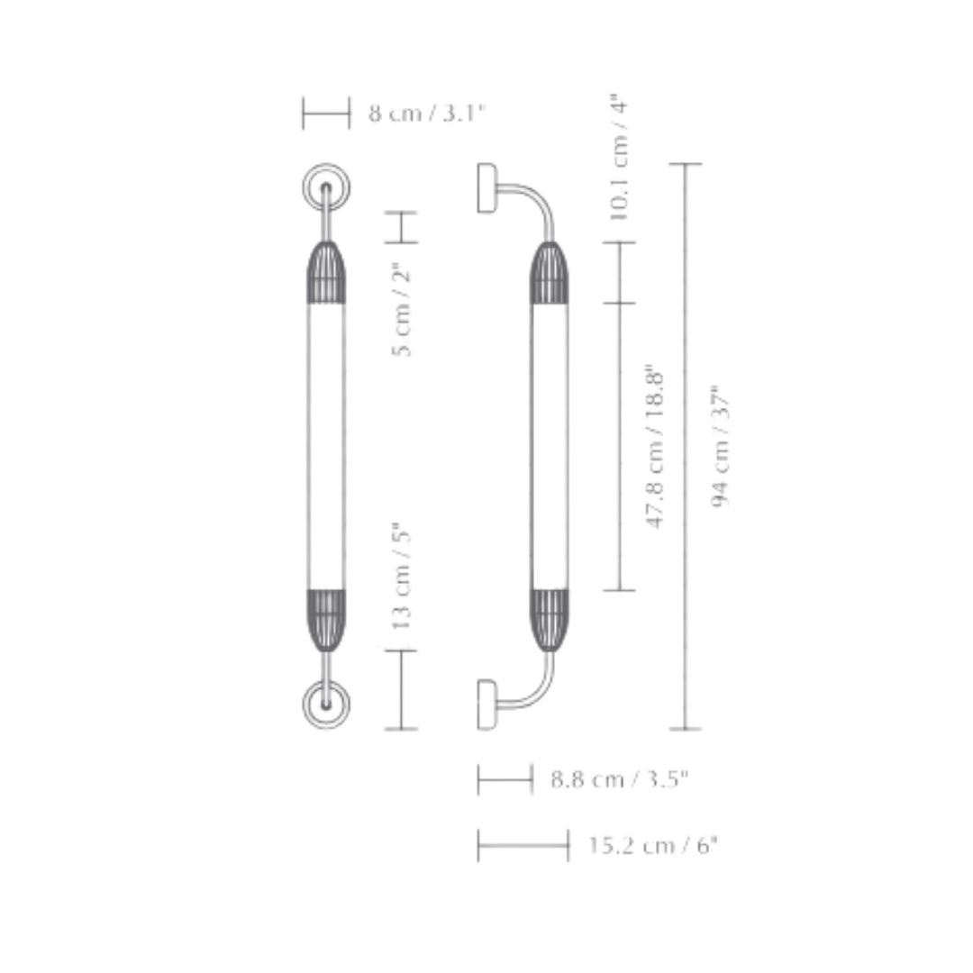 Umage - Lemon Squeeze Enkel Lang Wandlamp