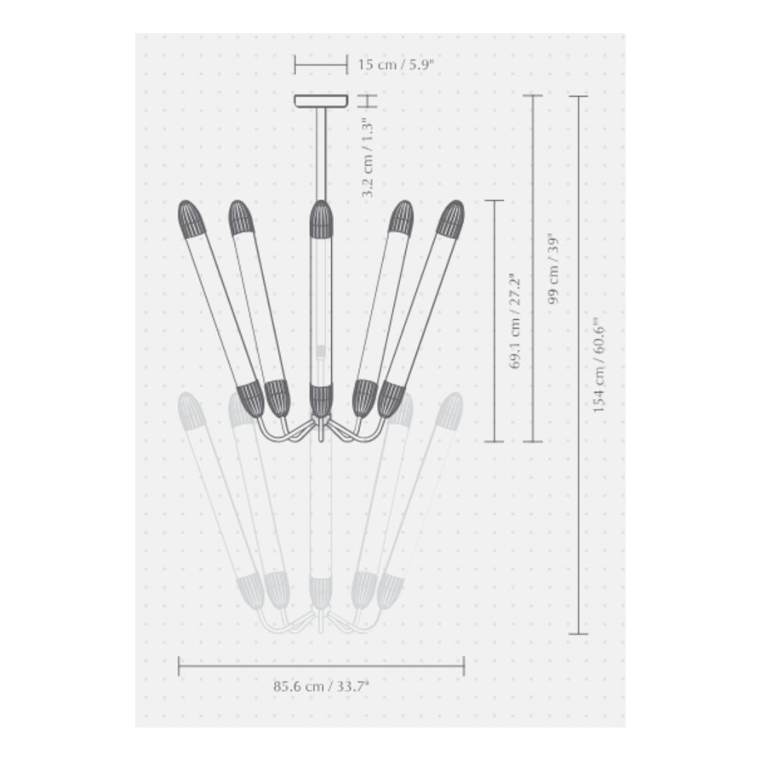 Umage - Lemon Squeeze Penta Lang Hanglamp