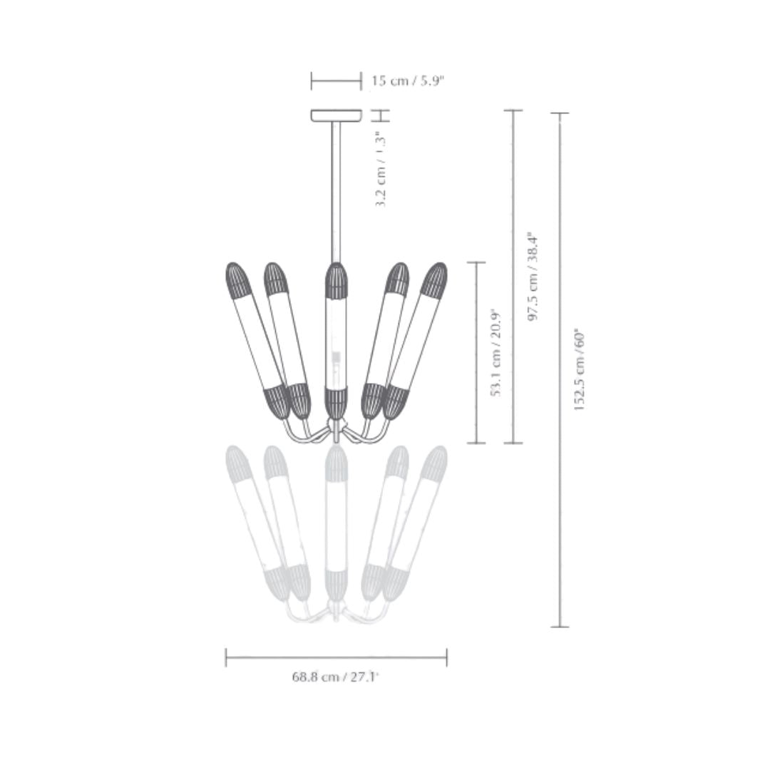 Umage - Lemon Squeeze Penta Kort Hanglamp