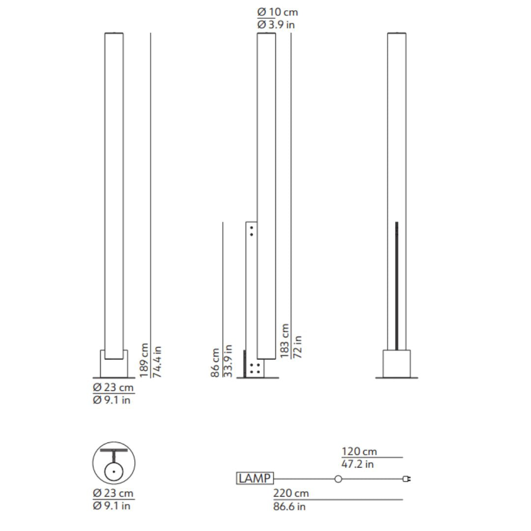 Kdln - Model T Vloerlamp