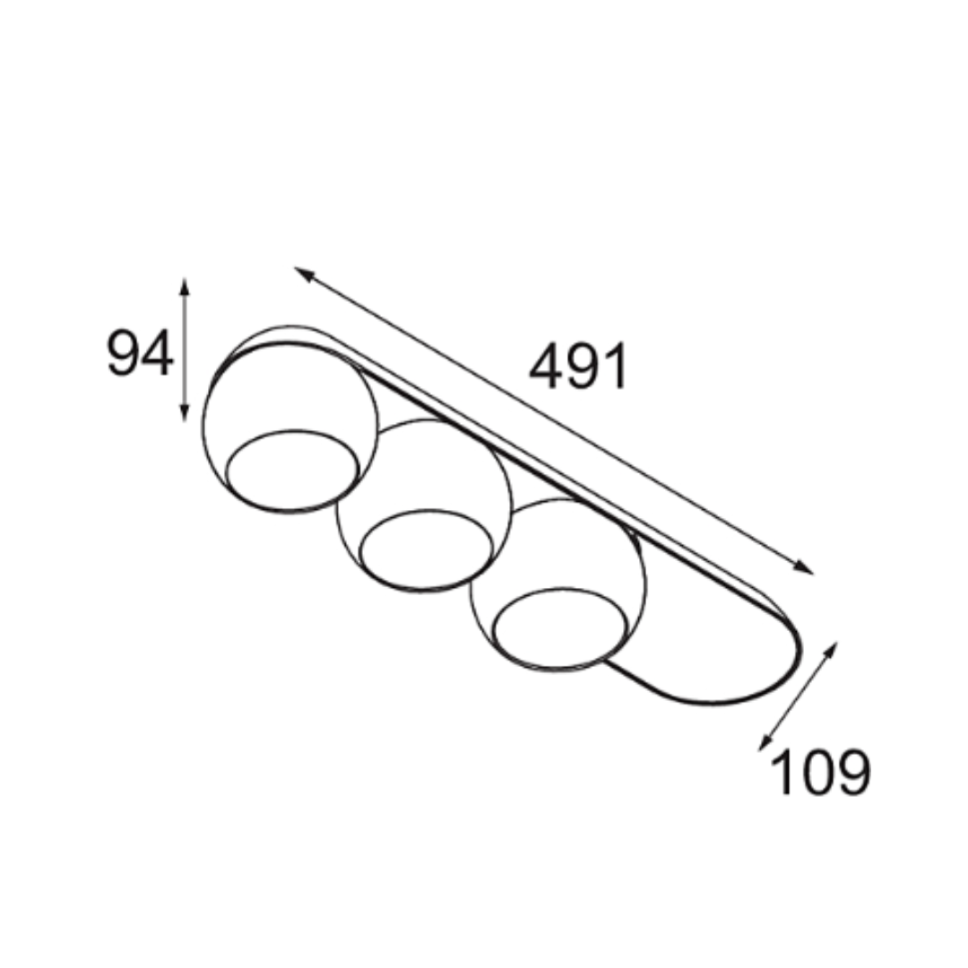 Modular - Marbul Surface Adjustable 109 3x Spot