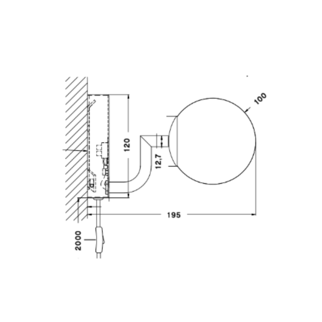Pholc - Mobil 12 Wandlamp