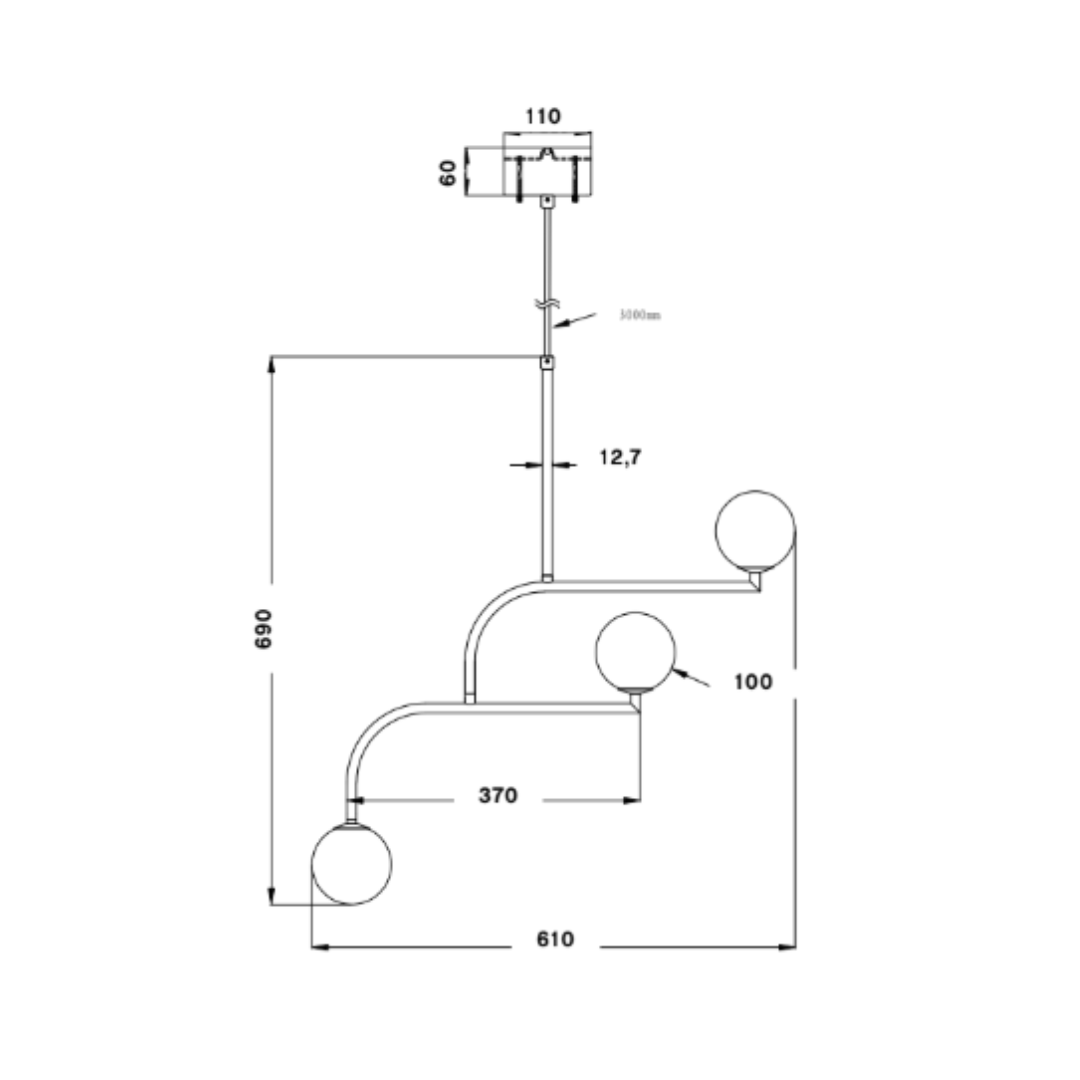 Pholc - Mobil 70 Hanglamp