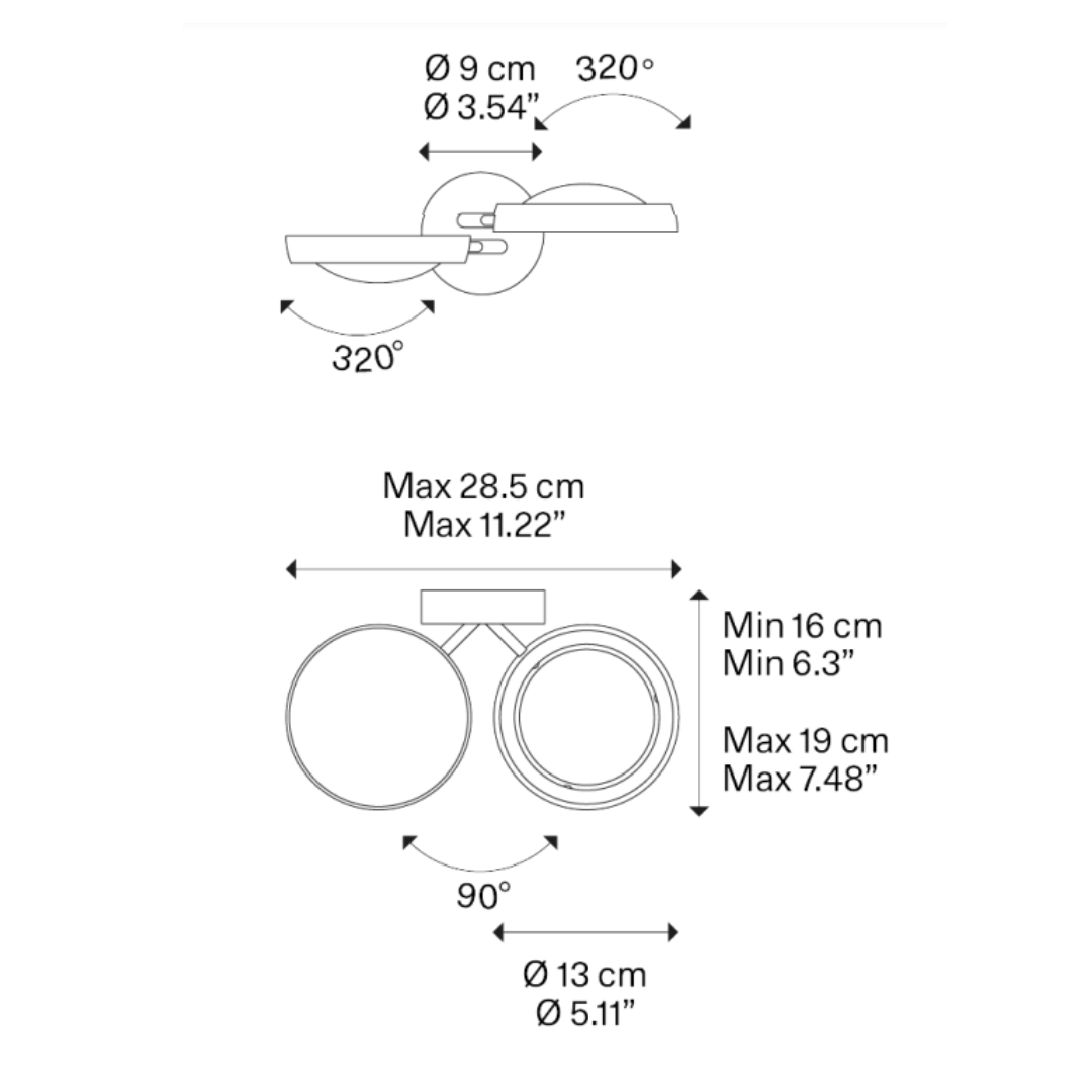 Lodes - Nautilus Wandlamp
