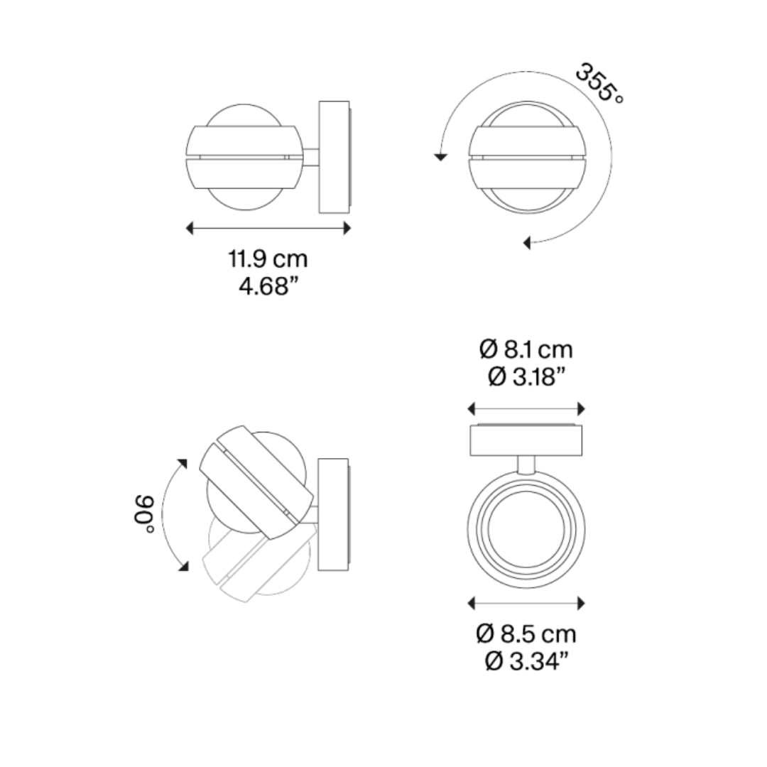 Lodes - Nautilus Mini Wandlamp