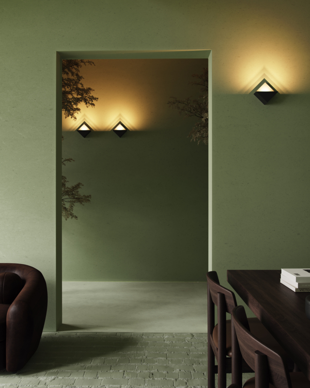 Modular - Impulse Vierkant Wandlamp 1x - KOOT