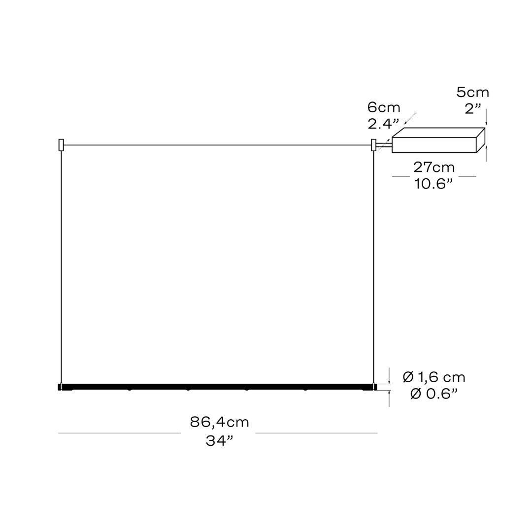 Fritz Hansen - Oneline Zigbee Hanglamp