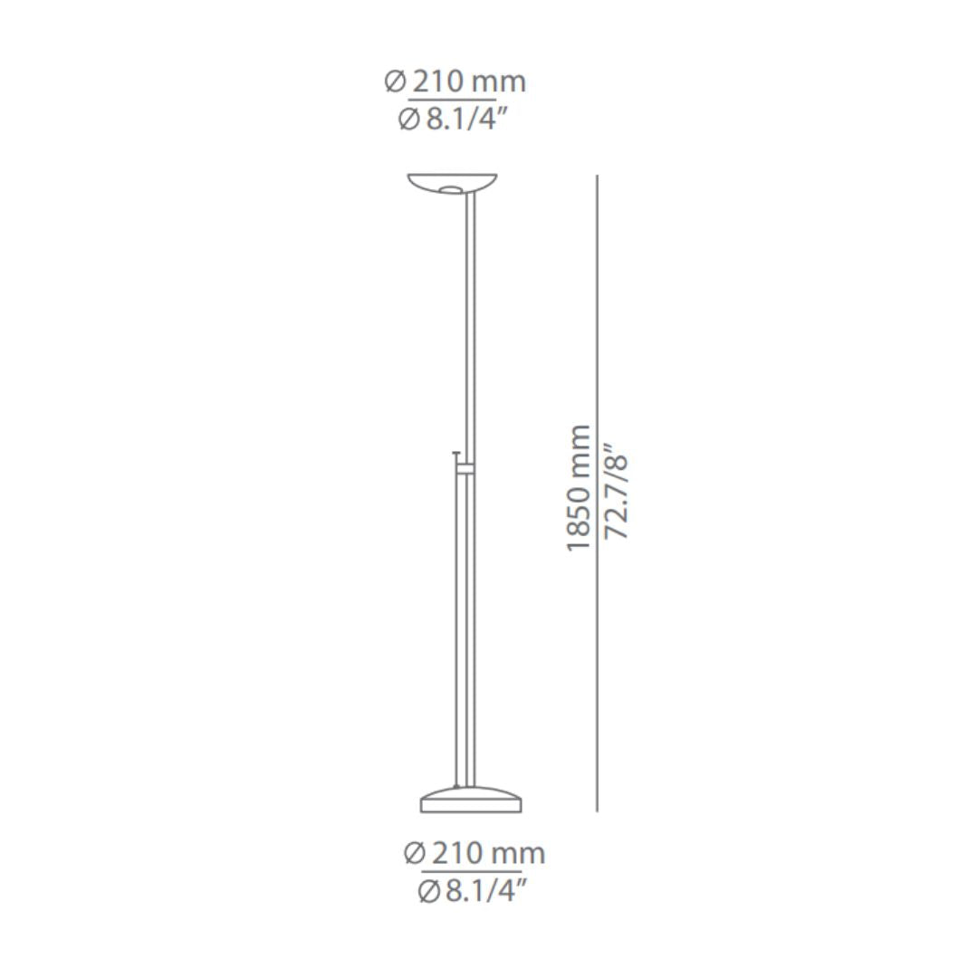 Estiluz - Icons P-1129 Vloerlamp