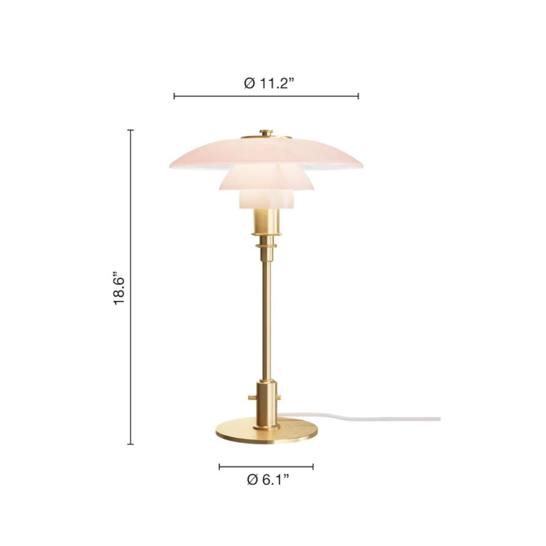 Louis Poulsen - PH 3/2 Tafellamp Lichtroze