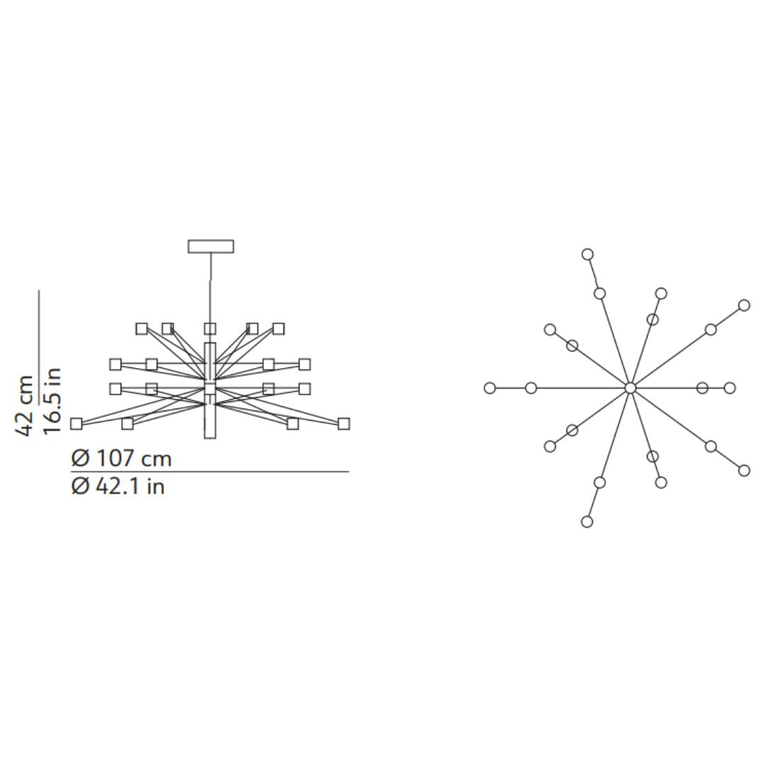 Kdln - Polar 2.0 Zwart Hanglamp