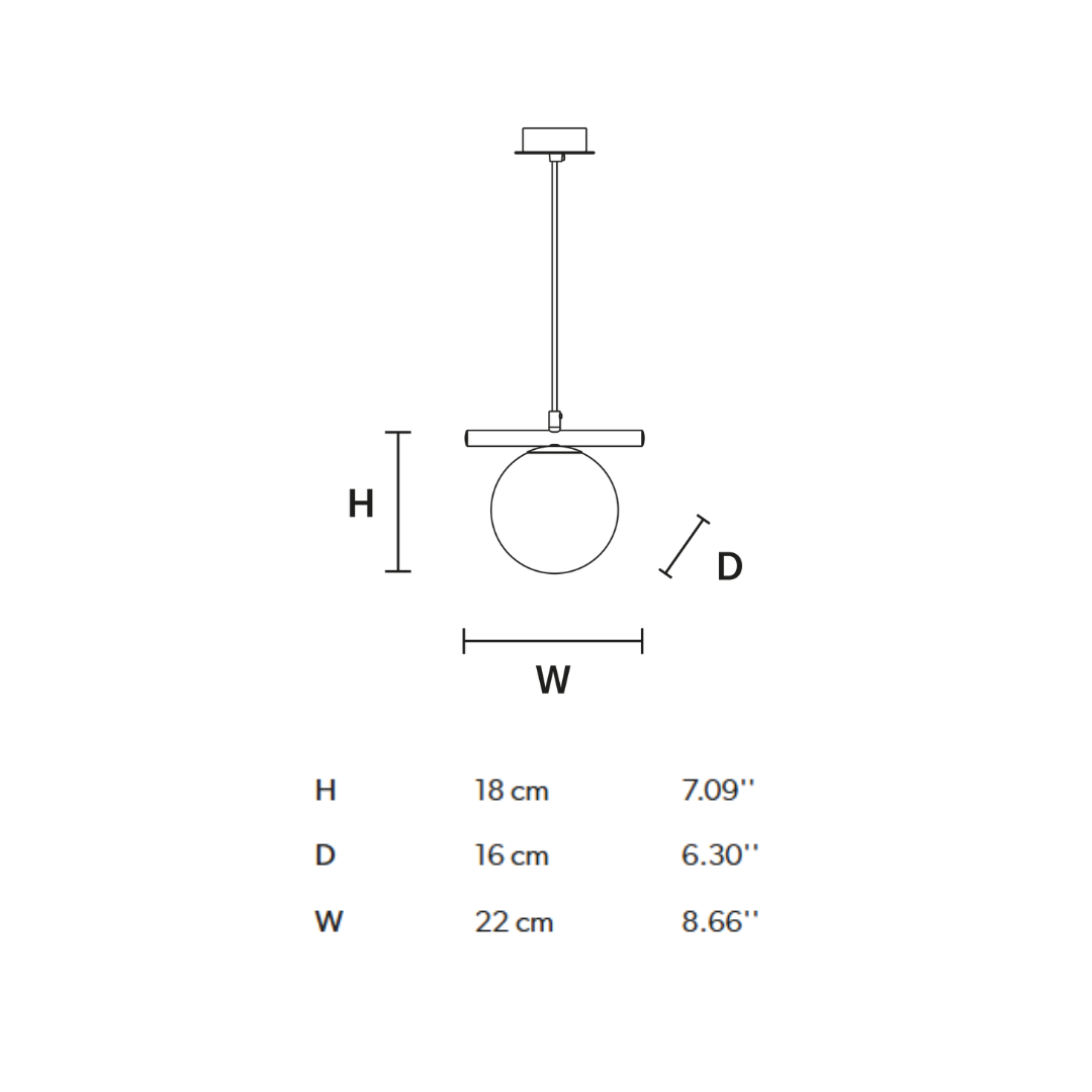 Masiero - Posy S1 Hanglamp