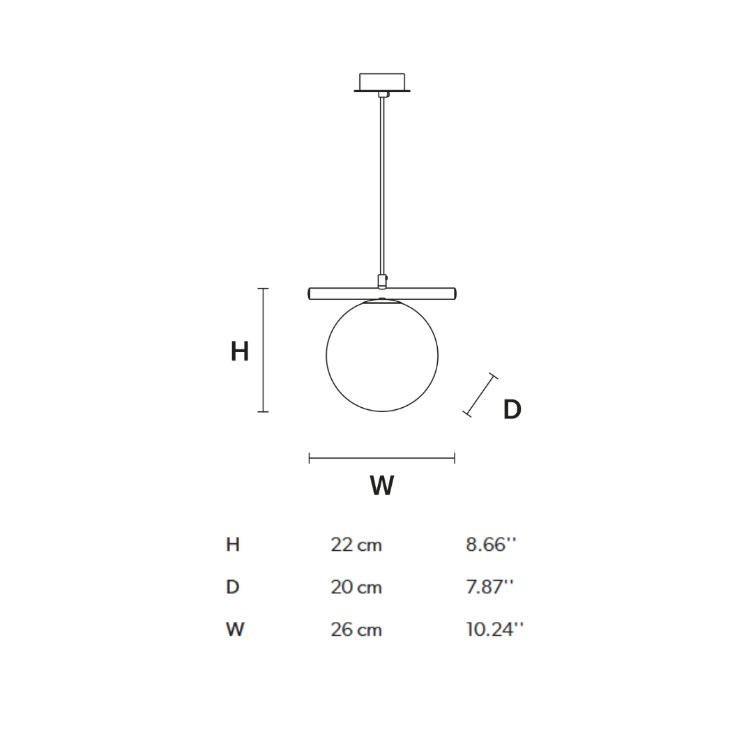 Masiero - Posy S1 Hanglamp