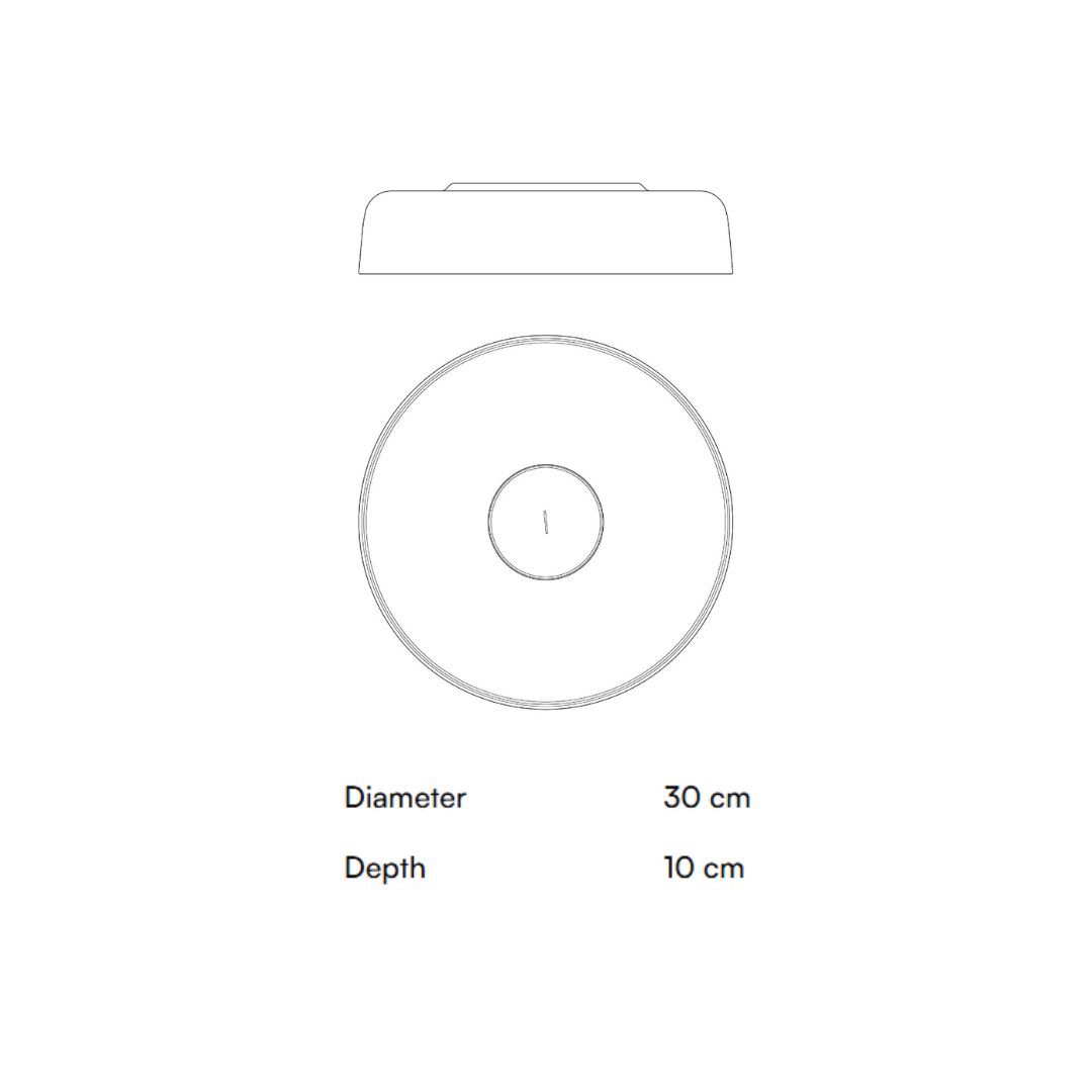 Martinelli Luce - Papavero ø30cm Plafondlamp/Wandlamp