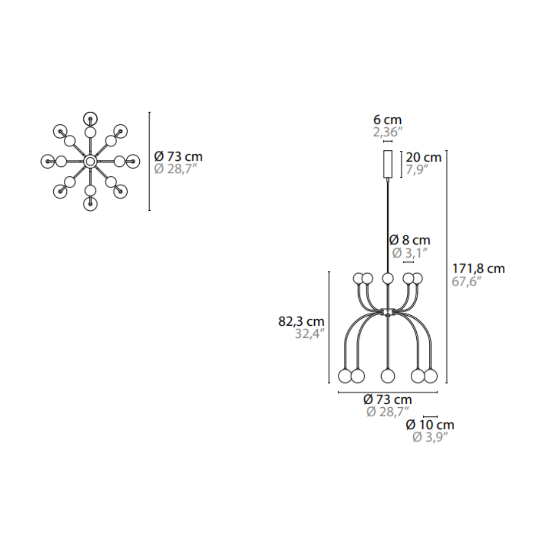 Ilfari - Penelope H16 Hanglamp