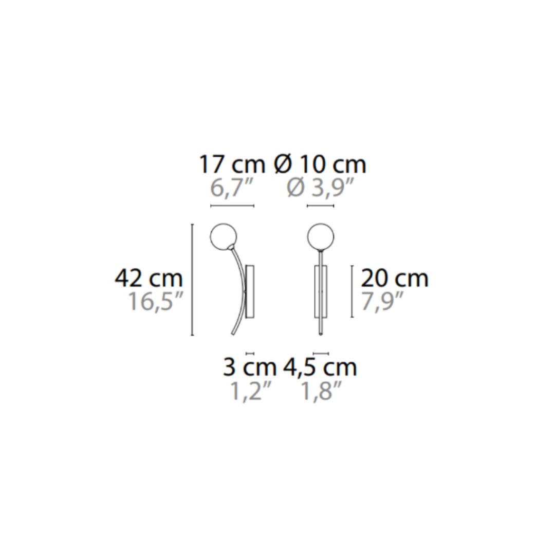 Ilfari - Penelope W1 Wandlamp