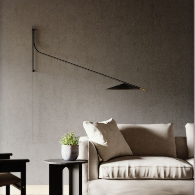 Penta - Glifo Dimbaar DALI Wandlamp Zwart - KOOT