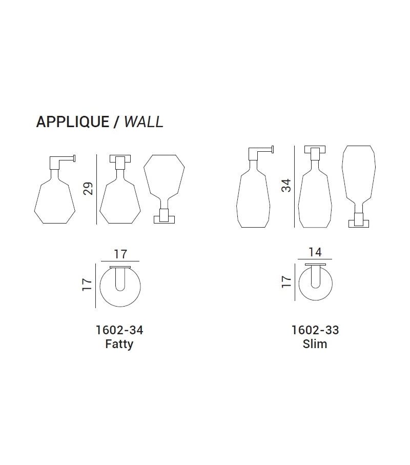 Penta - MoM Slim Wandlamp - KOOT