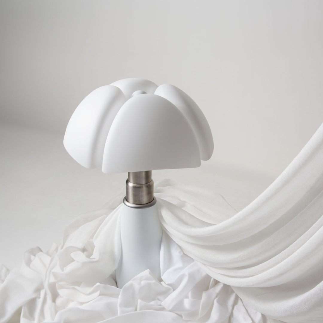 Martinelli Luce - Pipistrello Met Licht Lamp Mat Wit Tafellamp