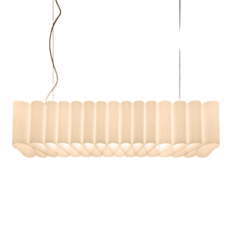 Foscarini - Pli Lineair Wit Hanglamp