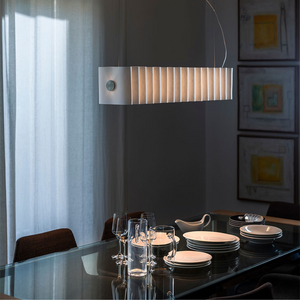 Foscarini - Pli Lineair Wit Hanglamp